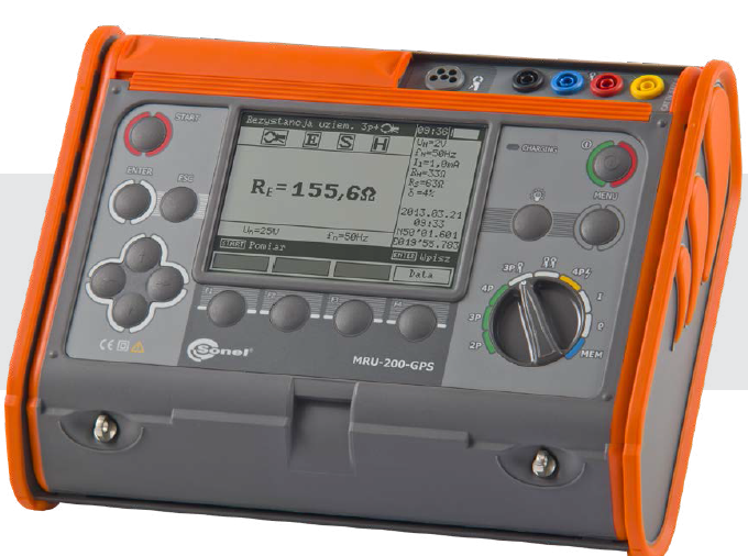 Máy đo điện trở và điện trở suất của đất Sonel MRU 200 GPS